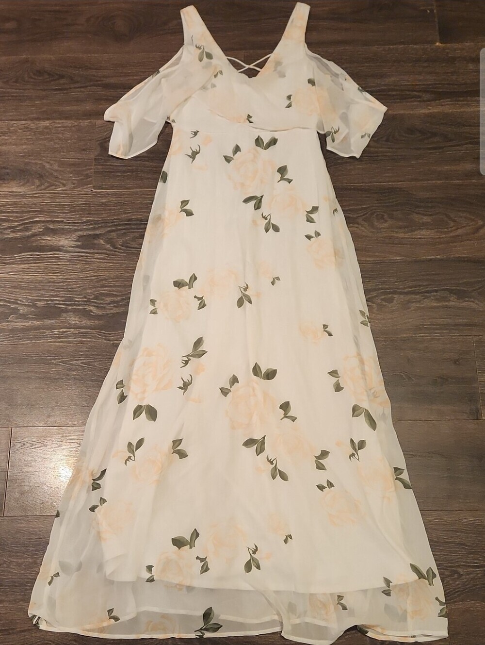 ❤️ LULU'S THE VERY THOUGHT OF YOU FLORAL MAXI DRESS, MEDIUM - Picture 5 of 13